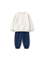 Erkek Bebek Baskılı Sweatshirt - Eşofman Takımı