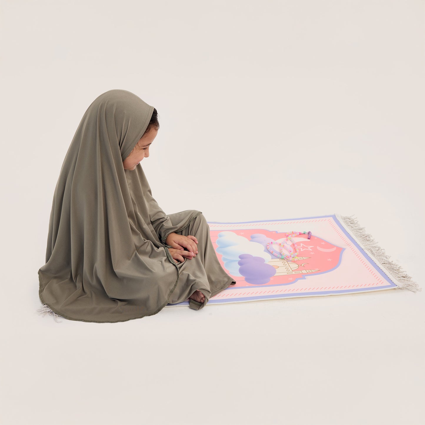 Namaz Seti / İbadet Seti - Namaz Takım, Seccade Astarlı, Tespih, Çanta