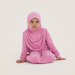 Çocuk Namaz Elbisesi Pembe