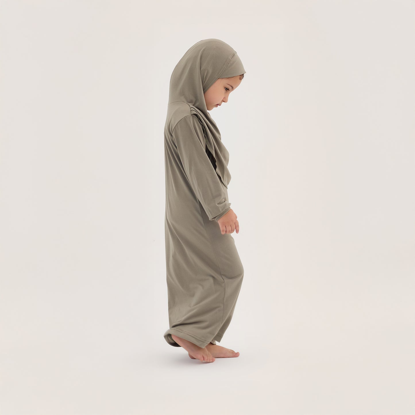 Çocuk Namaz Elbisesi Haki