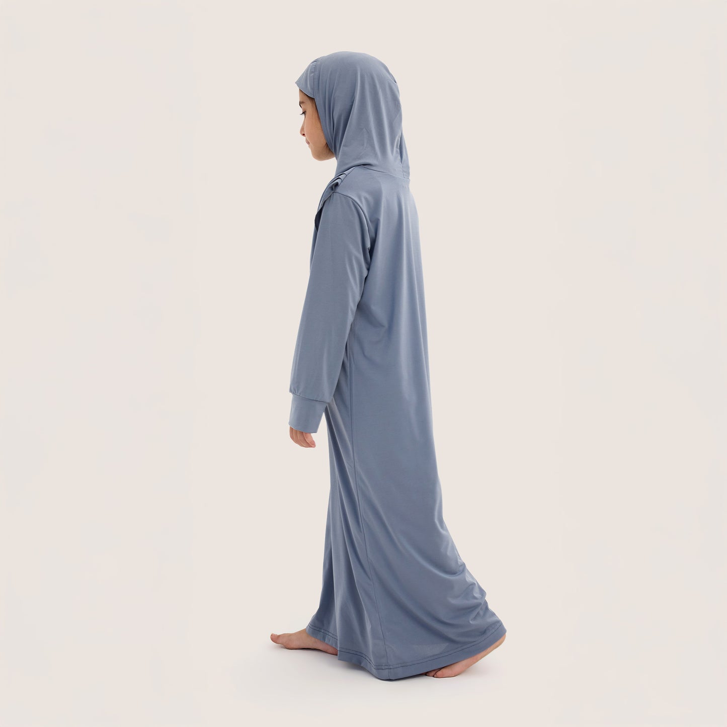Çocuk Namaz Elbisesi Gri