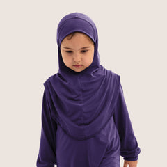 Çocuk Namaz Elbisesi Mor