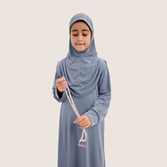 Çocuk Namaz Elbisesi Gri