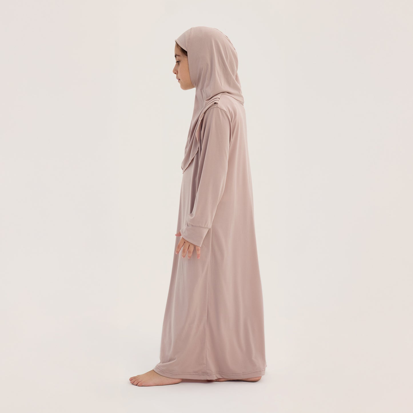 Çocuk Namaz Elbisesi Pudra