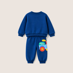 Erkek Bebek Baskılı Sweatshirt - Eşofman Takımı