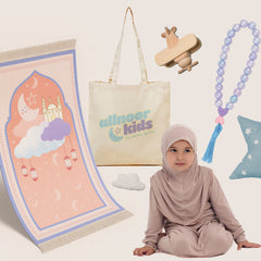 Kız Çocuk Namaz Elbiseli Set 2