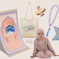 Kız Çocuk Namaz Elbiseli Set 2