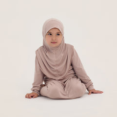 Çocuk Namaz Elbisesi Pudra