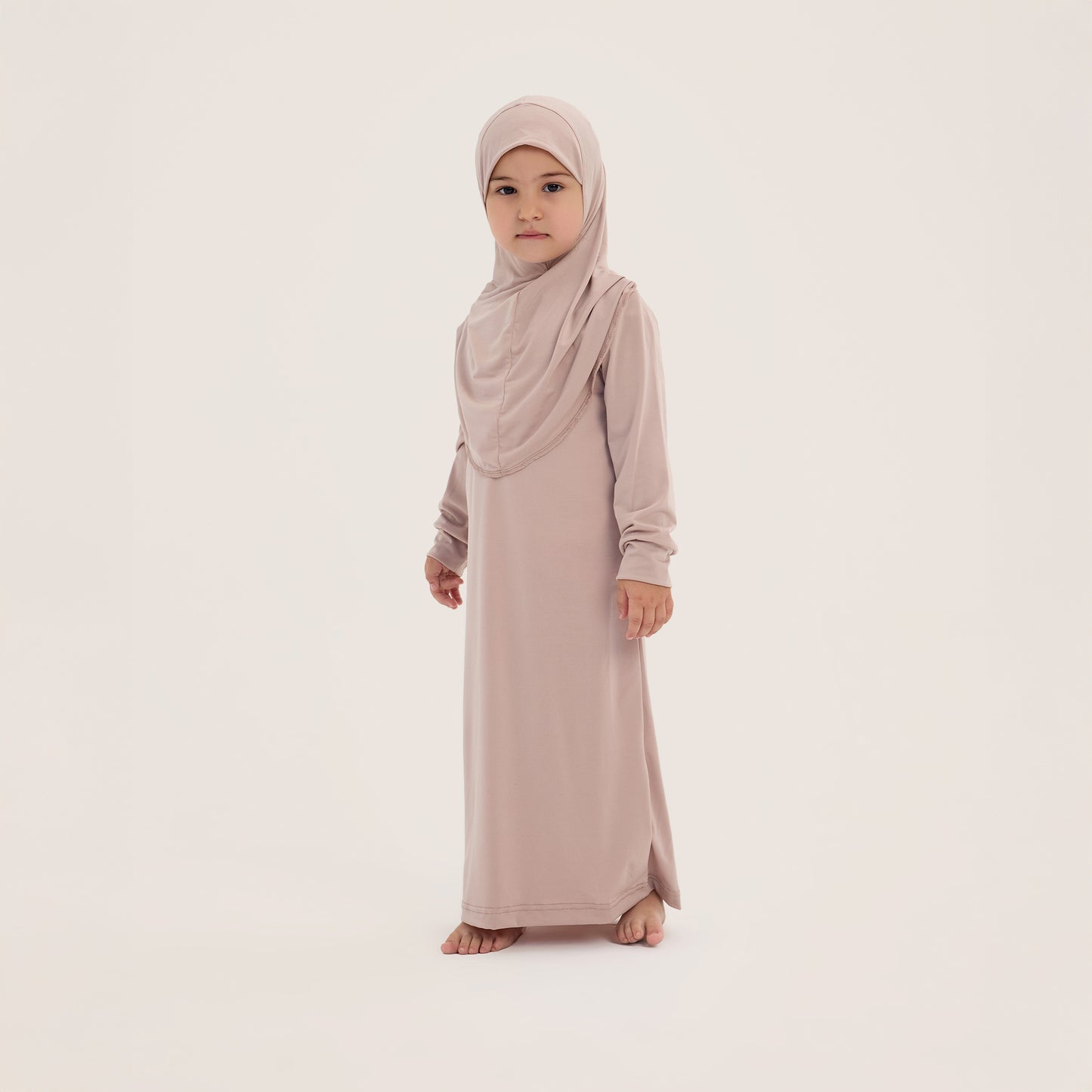 Çocuk Namaz Elbisesi Pudra
