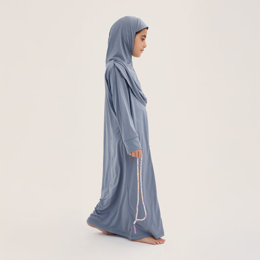 Çocuk Namaz Elbisesi Gri
