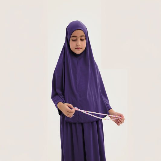 Çocuk Namaz Takımı Mor