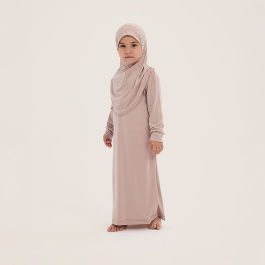 Çocuk Namaz Elbisesi Pudra