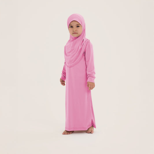 Çocuk Namaz Elbisesi Pembe