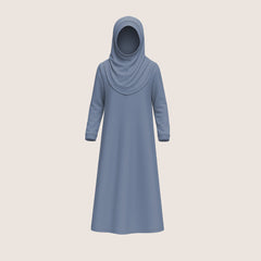 Çocuk Namaz Elbisesi Gri