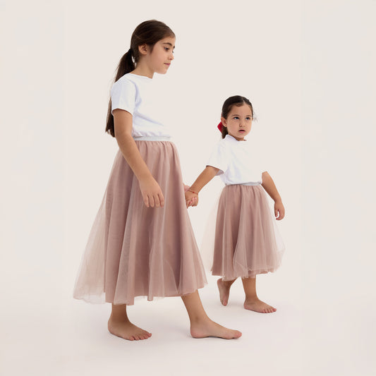 Uzun Kız Çocuk Tütü Etek