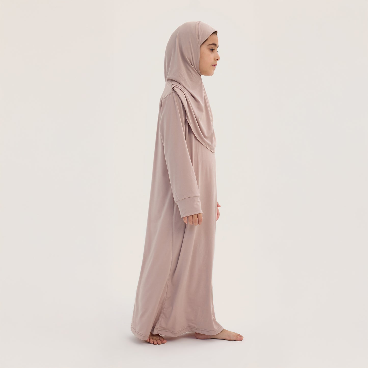 Çocuk Namaz Elbisesi Pudra