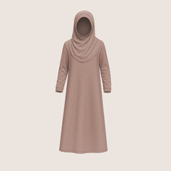 Çocuk Namaz Elbisesi Pudra