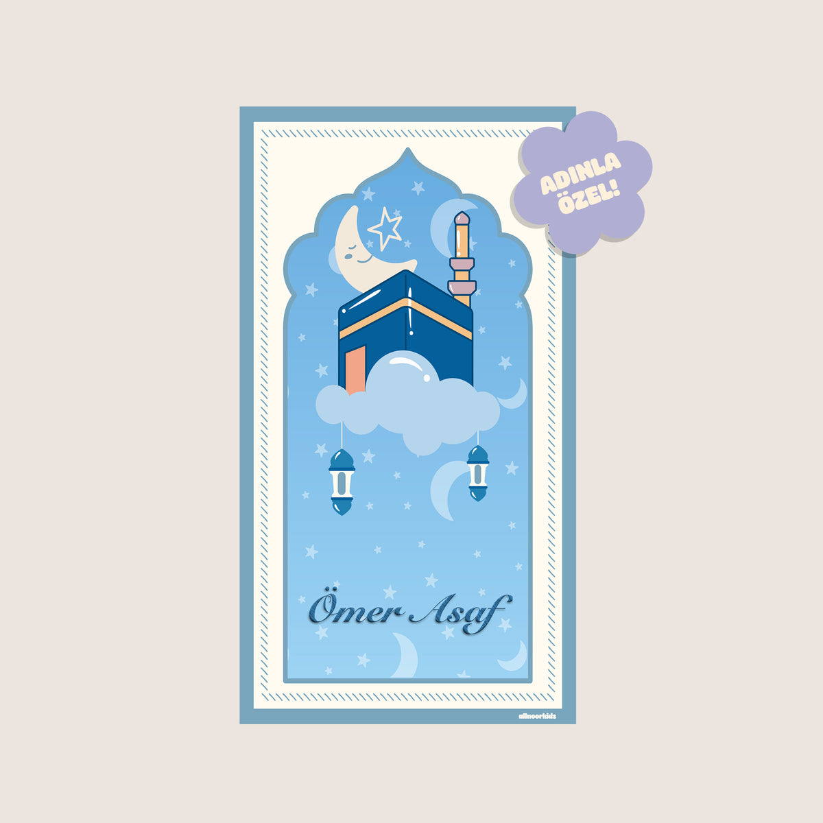 Erkek Çocuk Kişiye Özel Seccade