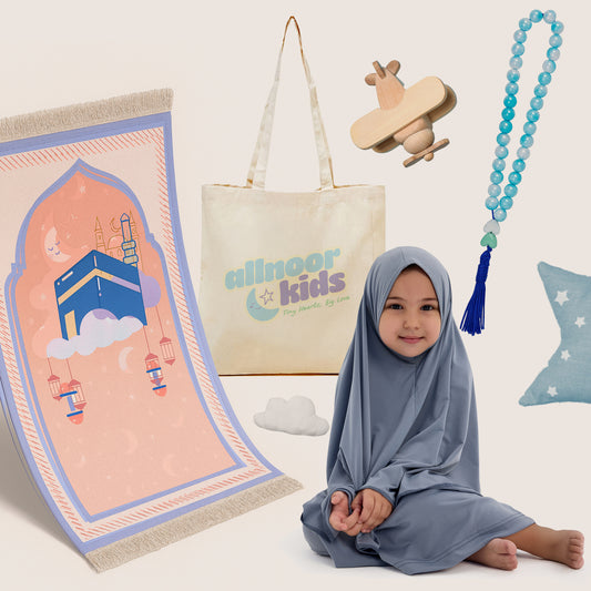 Kız Çocuk Namaz Takımlı Set 1